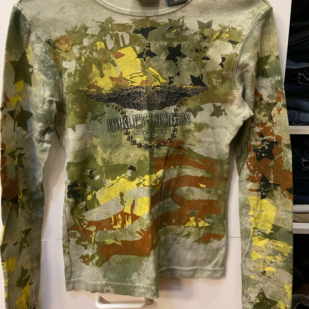 Harley Davidson Long Sleeve Tee Size L